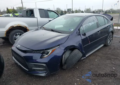 2020 Toyota Corolla Se from USA, damaged, VIN 5YFS4RCE5LP050475